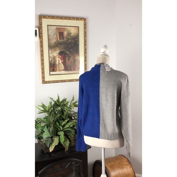 Primark Caress Women Two Toned Slouchy Sweater Cardigan XS Long Sleeve 3 Button - Picture 6 of 13